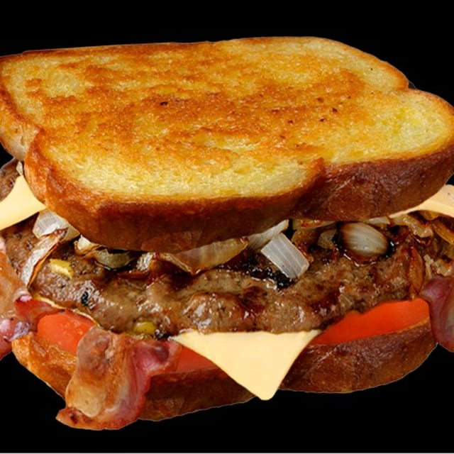 Sourdough Bacon Cheeseburger.