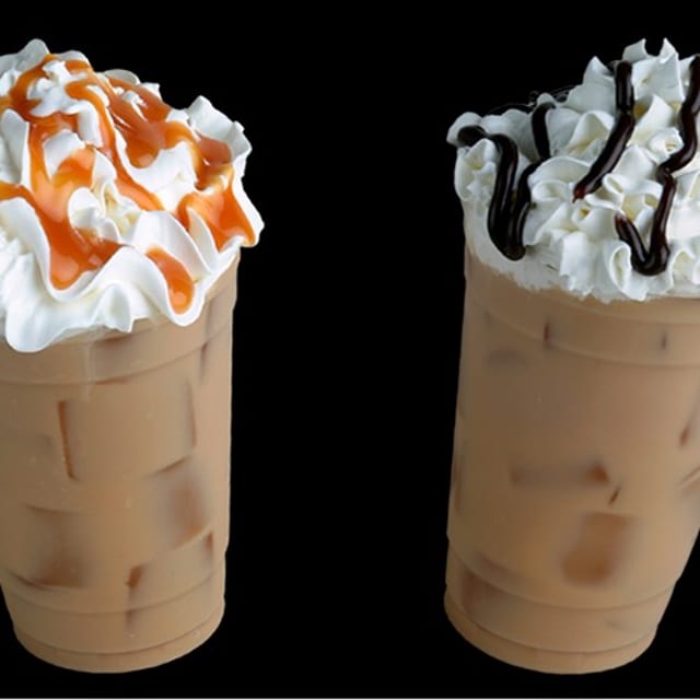 Caramel Frappe.