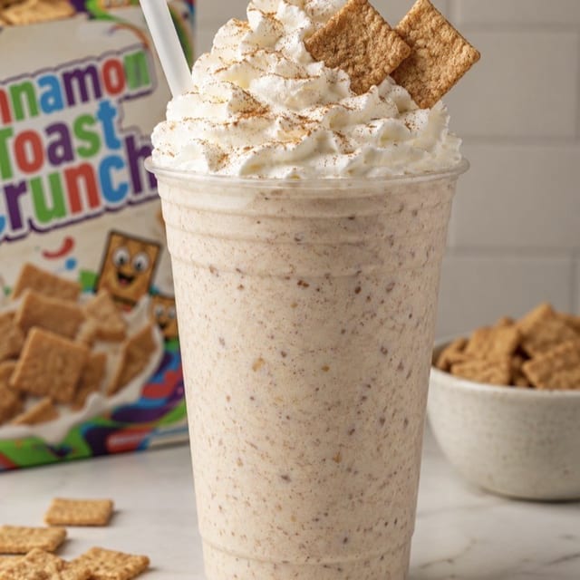 Cinnamon Toast Crunch Shake.