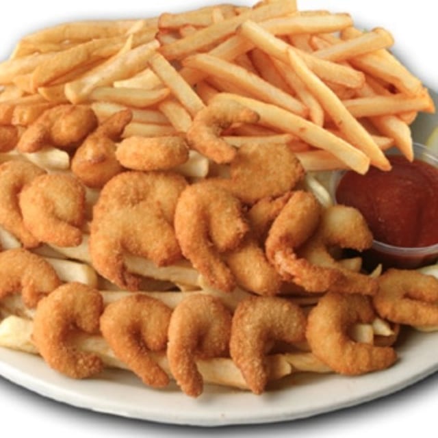 Shrimp Basket with Fries.
